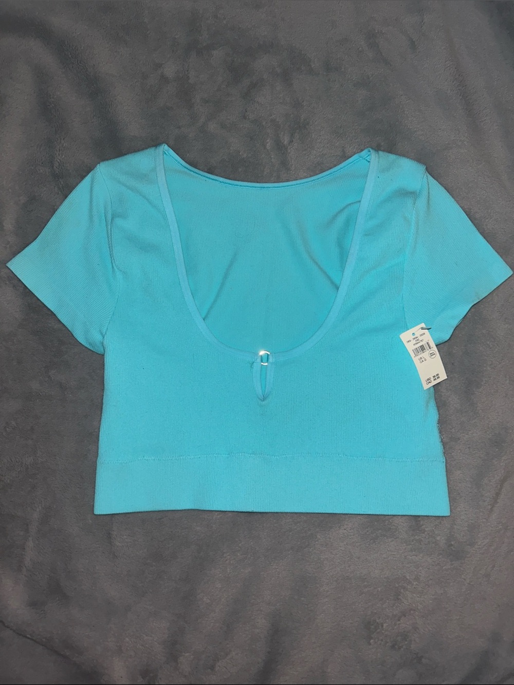 aerie Ribbed Scoop-Neck Cropped Top